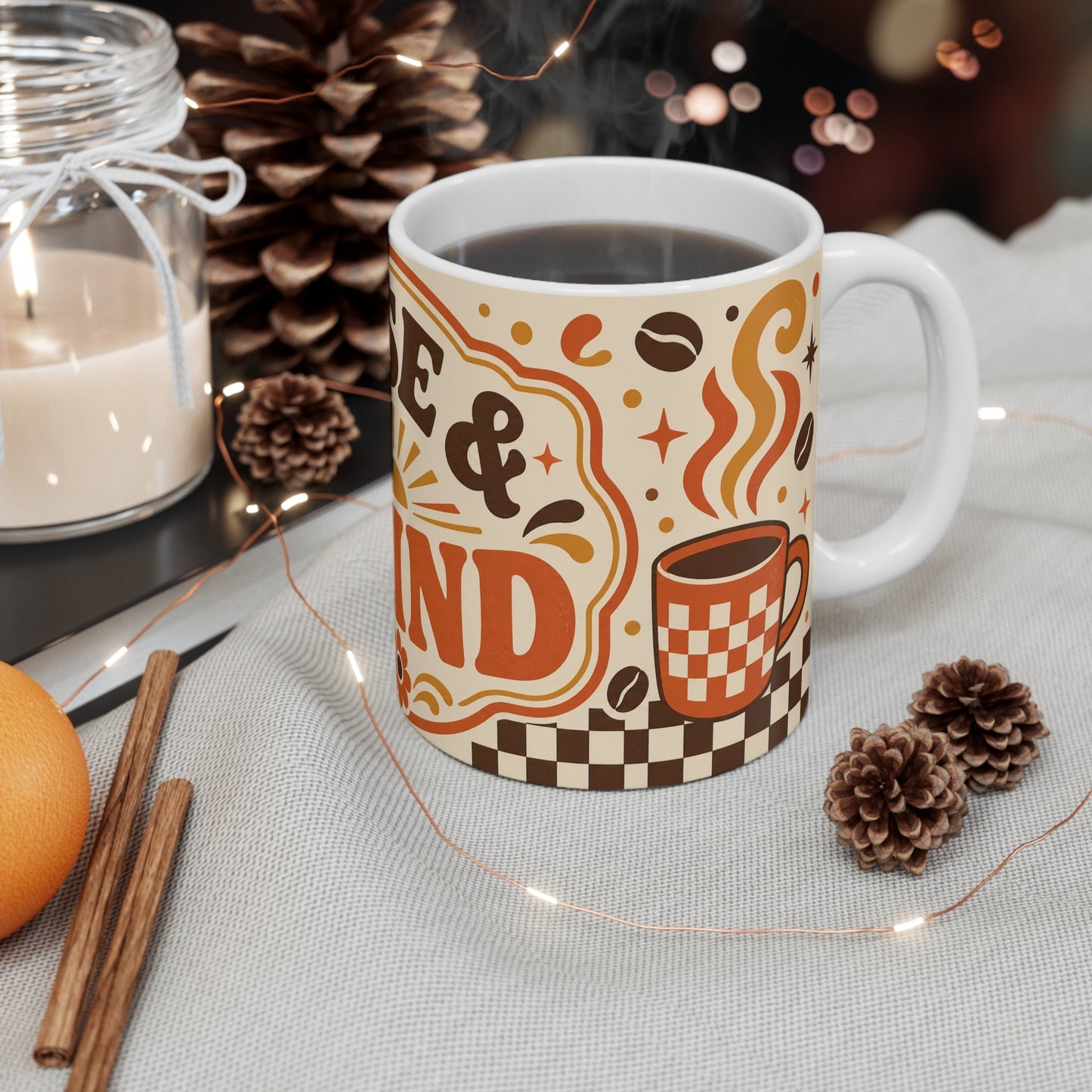 Rise And Grind – Funny Coffee Mug, 11oz Ceramic Mug