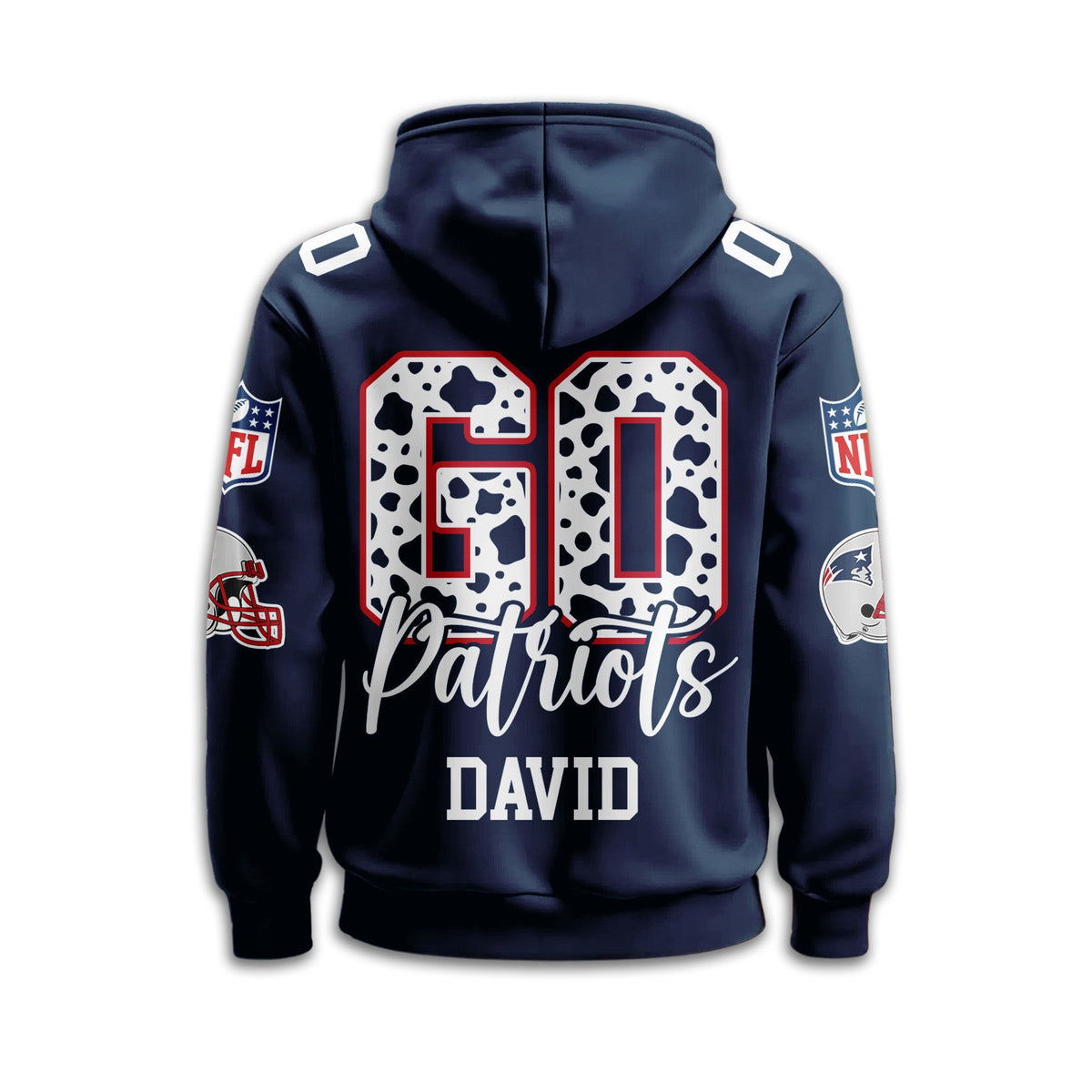 New England Patriots Premium Custom Game Day Hoodie Td