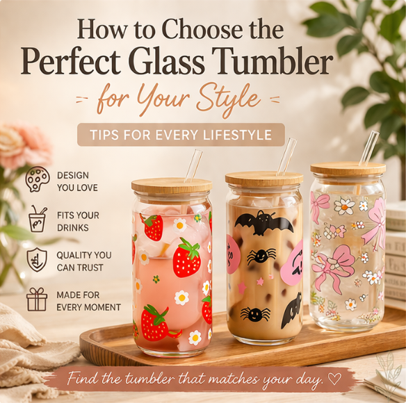 How to Choose the Perfect Glass Tumbler for Your Style
