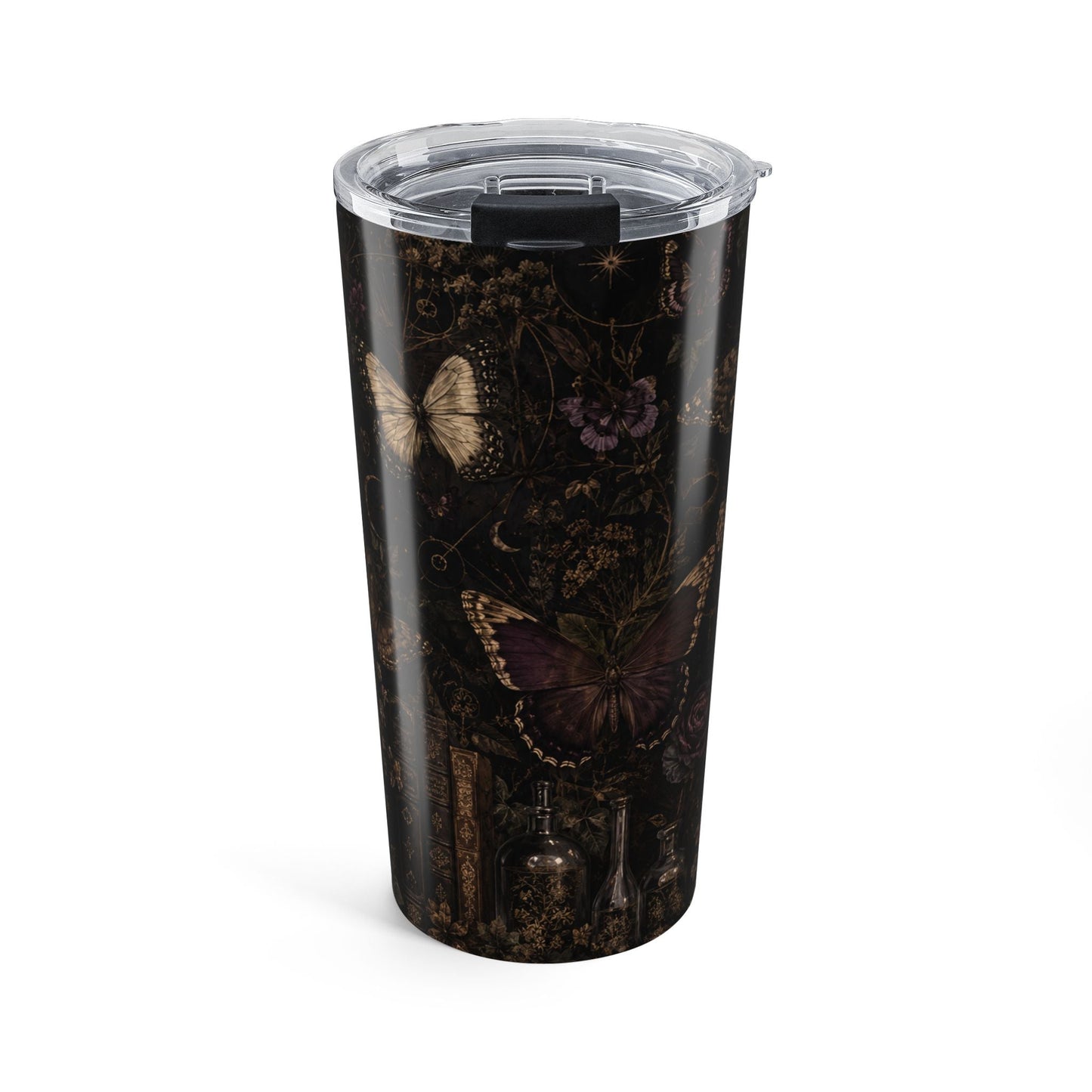 Gothic Dark Academia Butterflies 20oz Tumbler