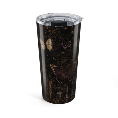 Gothic Dark Academia Butterflies 20oz Tumbler