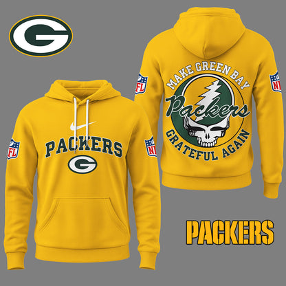 Green Bay Packers | Premium Grateful Again Hoodie Ny