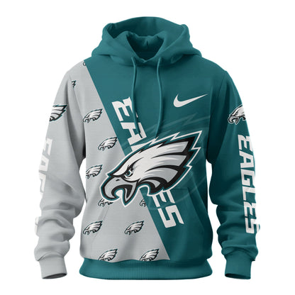 Philadelphia Eagles Premium True Fan Spirit Custom Football Hoodie