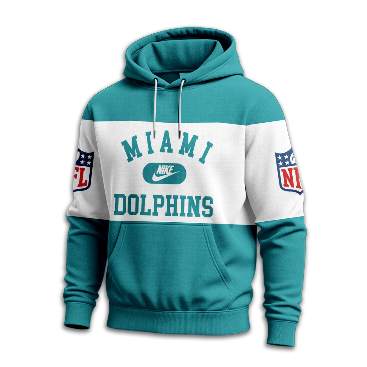 Miami Dolphins | Premium Touchdown Spirit Personalized Hoodie Td