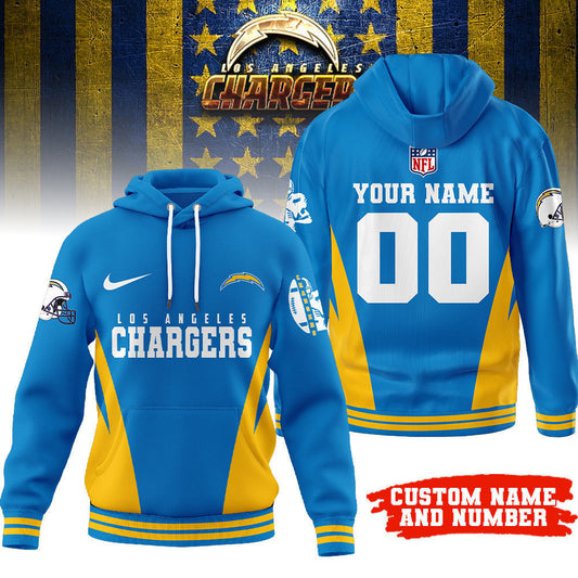 Los Angeles Chargers | Premium Personalized Fan Hoodie Td