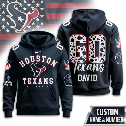 Houston Texans Premium Custom Game Day Hoodie Td
