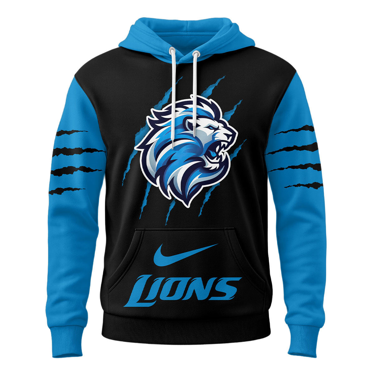 Detroit Lions | Premium Fan Pride Claw Hoodie Ny