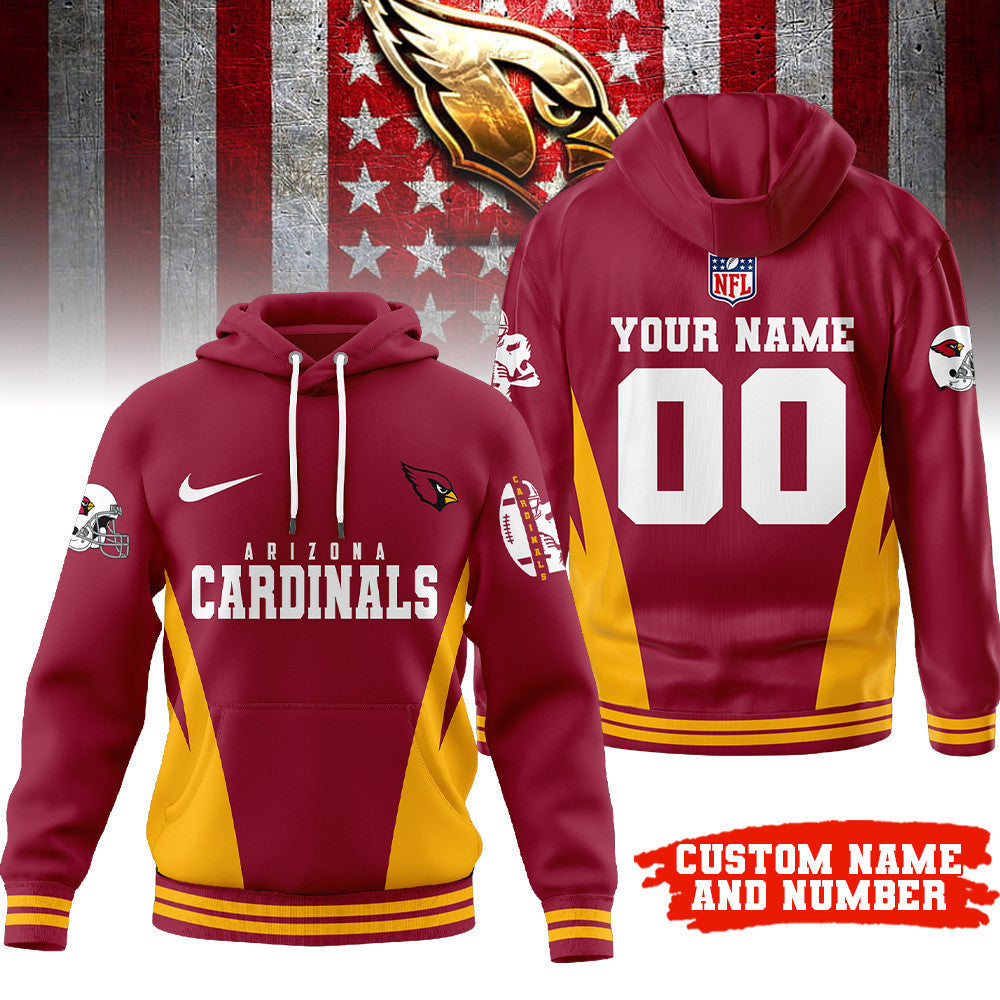 Arizona Cardinals | Premium Personalized Fan Hoodie Td