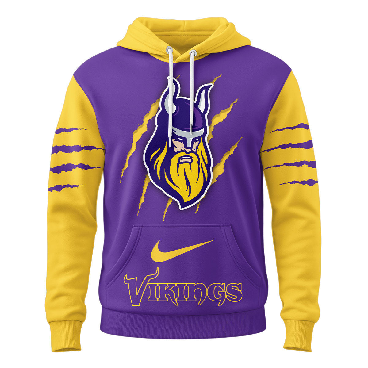 Minnesota Vikings | Premium Fan Pride Claw Hoodie Ny
