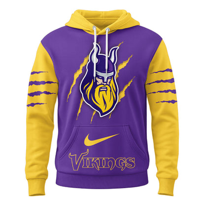 Minnesota Vikings | Premium Fan Pride Claw Hoodie Ny