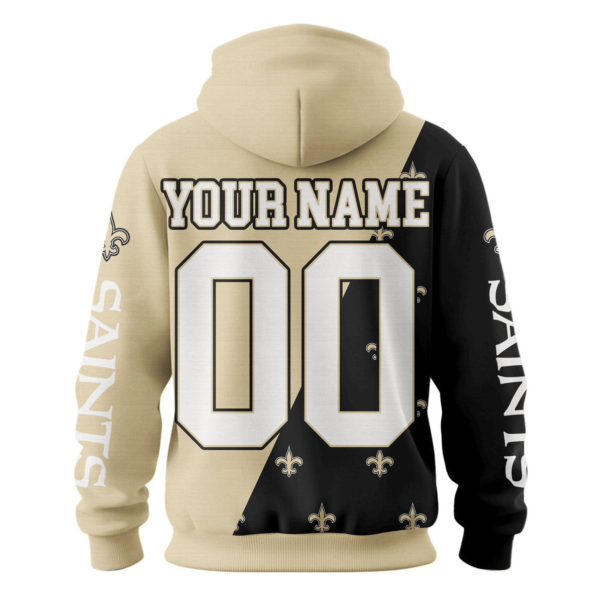 New Orleans Saints Premium True Fan Spirit Custom Football Hoodie