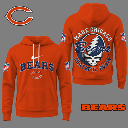 Chicago Bears | Premium Grateful Again Hoodie Ny