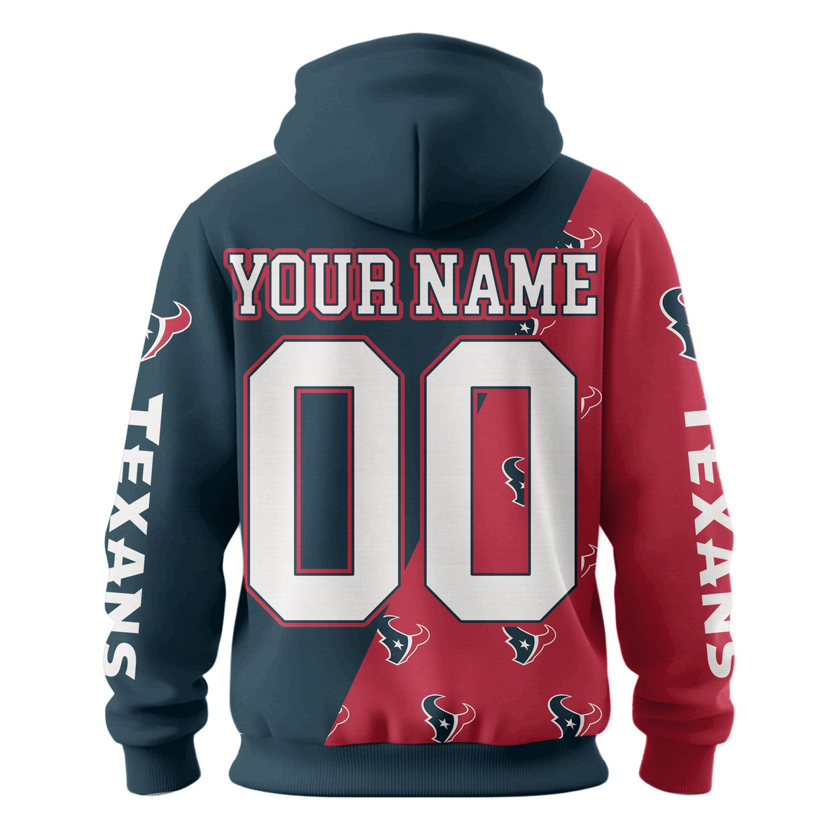 Houston Texans Premium True Fan Spirit Custom Football Hoodie
