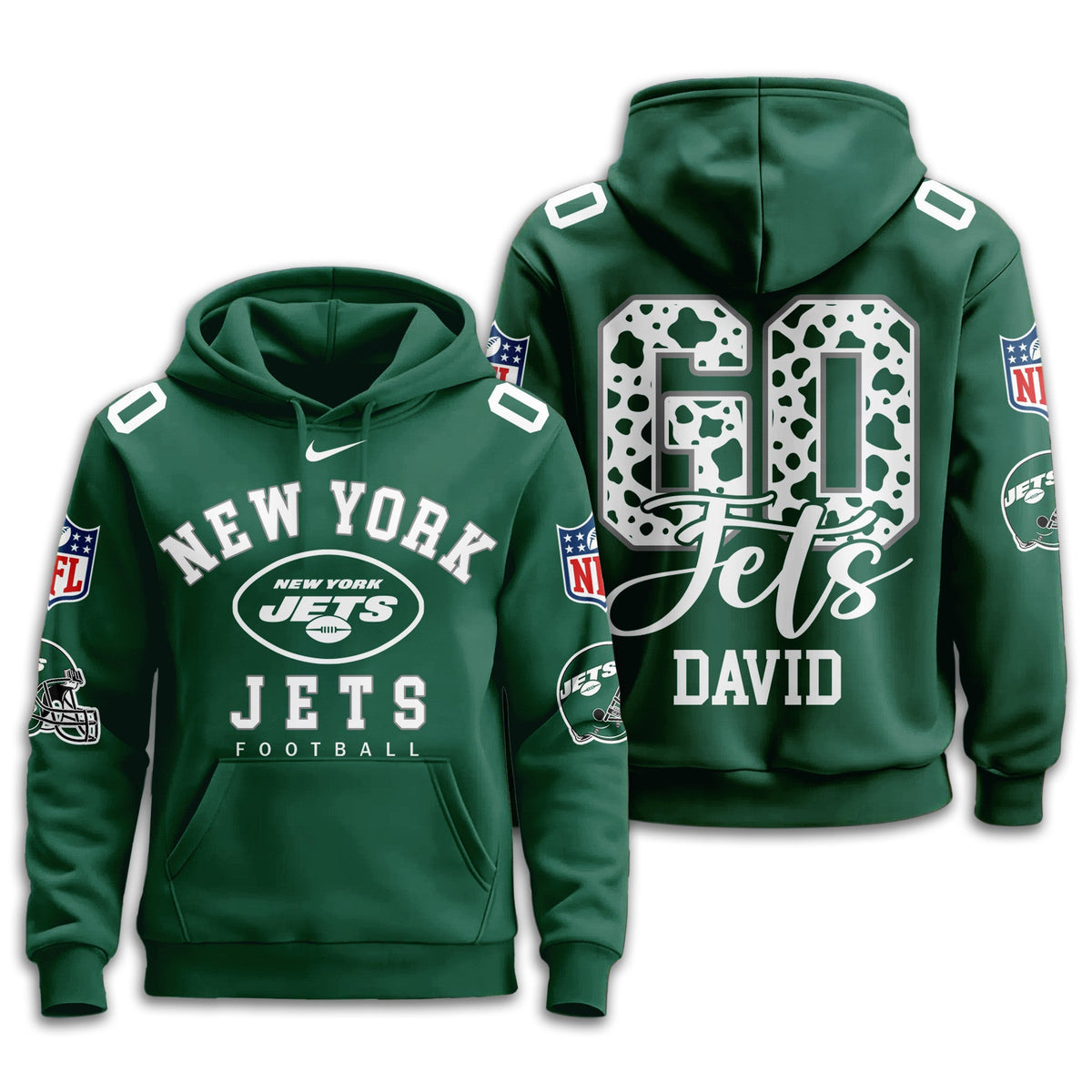 New York Jets Premium Custom Game Day Hoodie Td