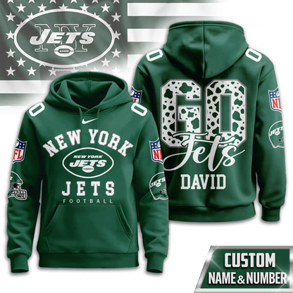 New York Jets Premium Custom Game Day Hoodie Td