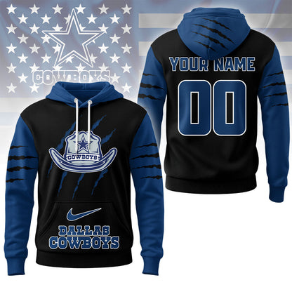 Dallas Cowboys | Premium Nfl Fan Pride Claw Hoodie Ny