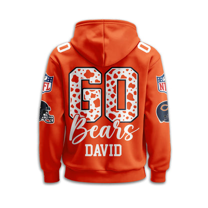 Chicago Bears Premium Custom Game Day Hoodie Td