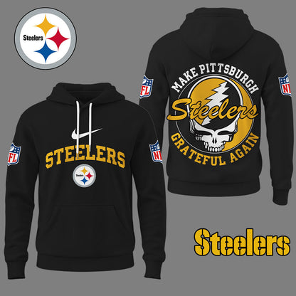 Pittsburgh Steelers | Premium Grateful Again Hoodie Ny