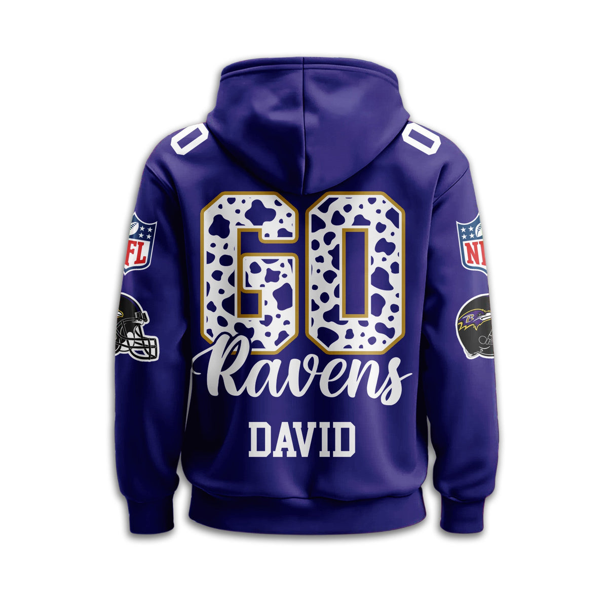 Baltimore Ravens Premium Custom Game Day Hoodie Td
