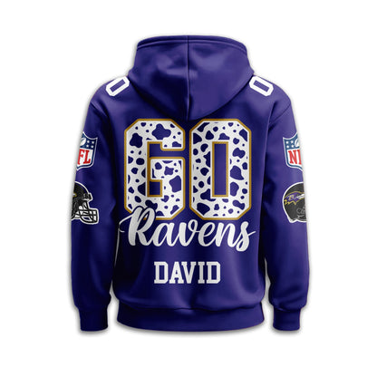 Baltimore Ravens Premium Custom Game Day Hoodie Td