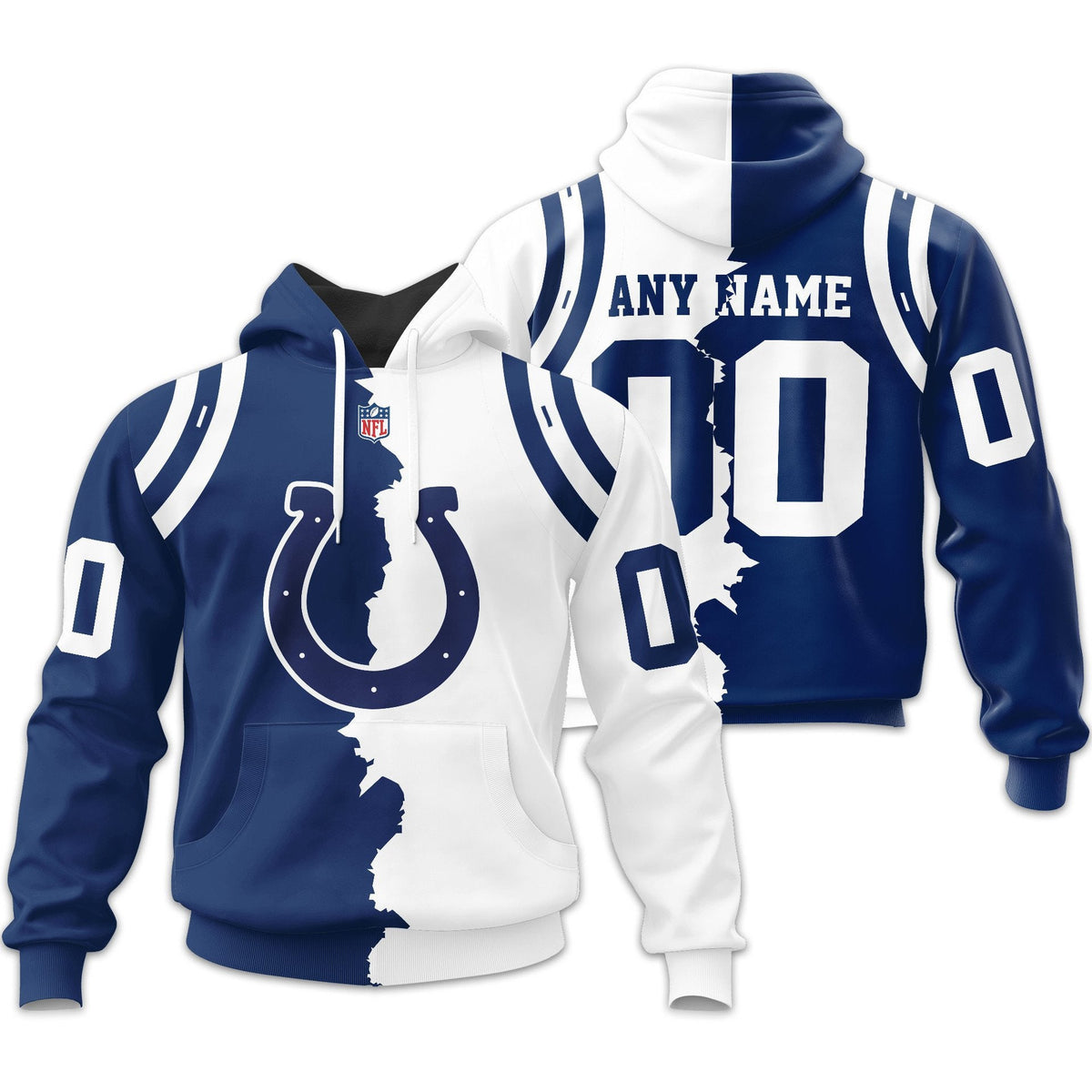 Indianapolis Colts | Premium Home Mix Away Hoodie Td