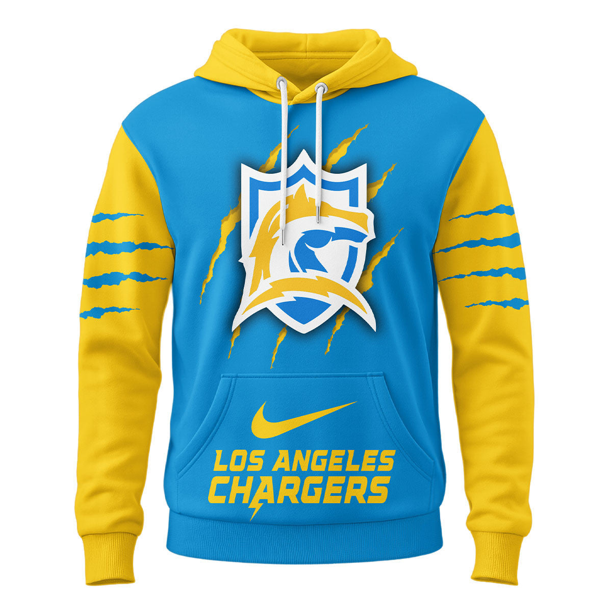 Los Angeles Chargers | Premium Fan Pride Claw Hoodie Ny