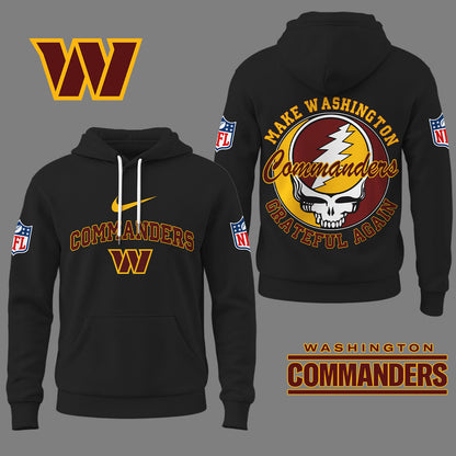 Washington Commanders | Premium Grateful Again Hoodie Ny