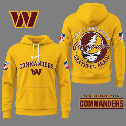 Washington Commanders | Premium Grateful Again Hoodie Ny