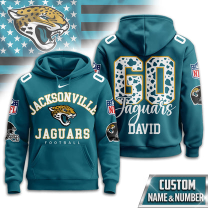 Jacksonville Jaguars Premium Custom Game Day Hoodie Td