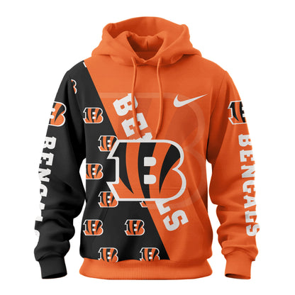 Cincinnati Bengals Premium True Fan Spirit Custom Football Hoodie
