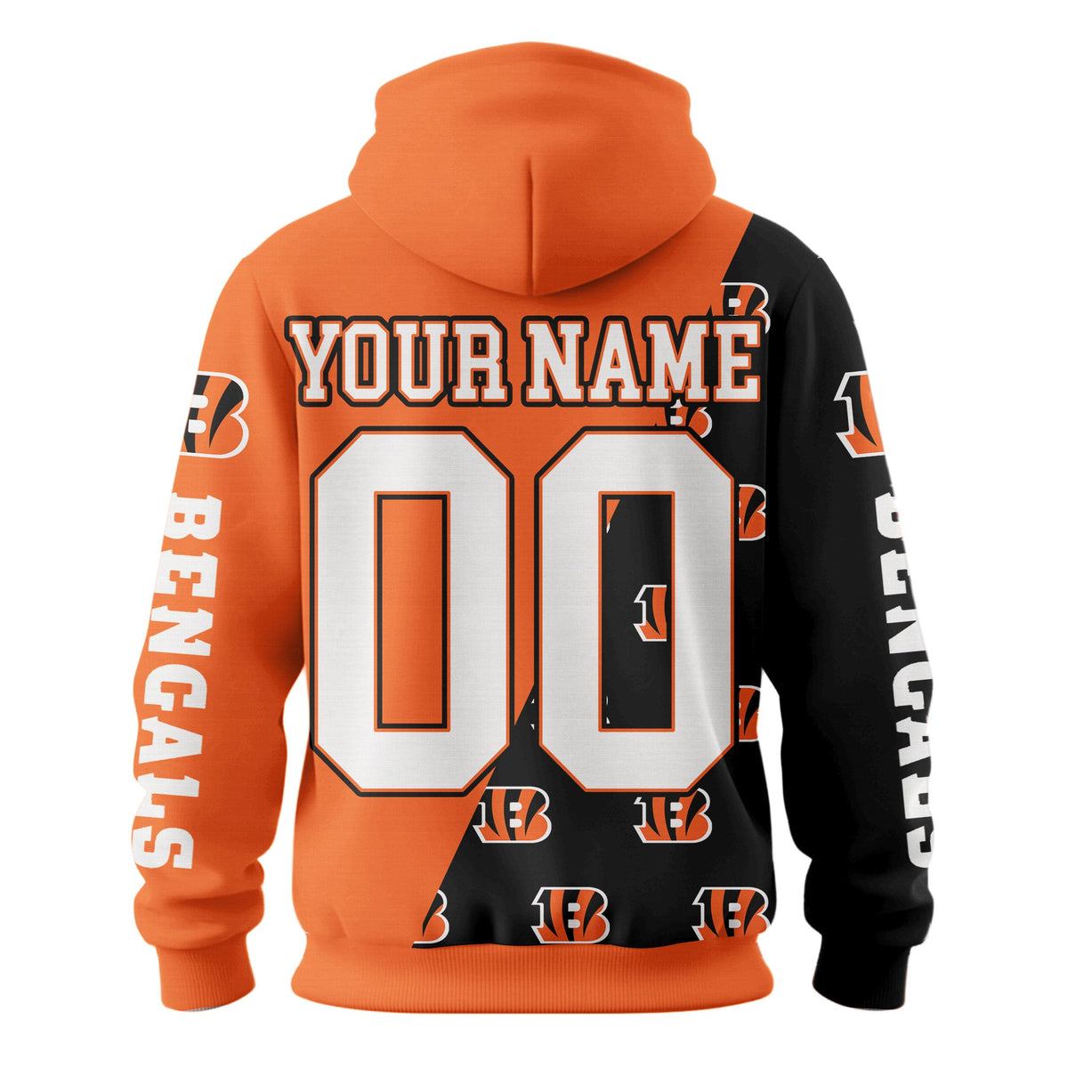 Cincinnati Bengals Premium True Fan Spirit Custom Football Hoodie