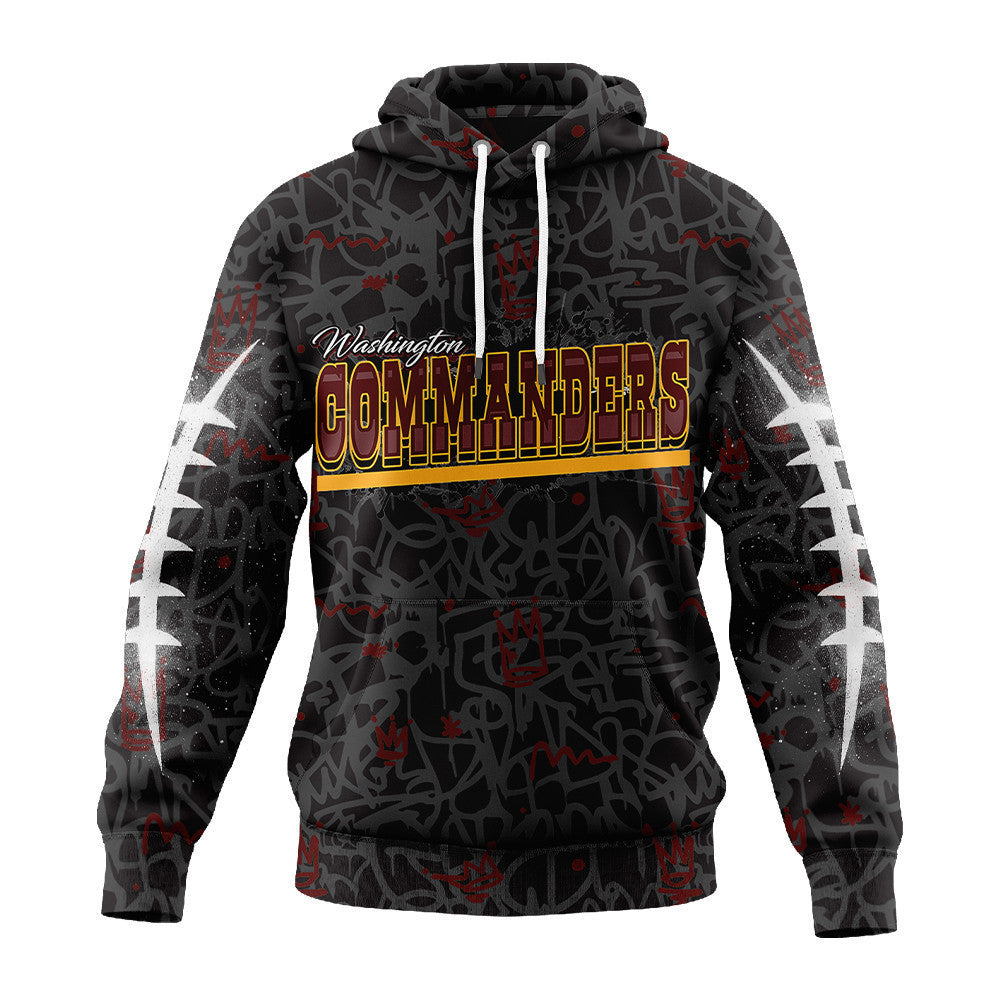 Washington Commanders Premium Special Graffiti My Team 4 Life Hoodie Mm