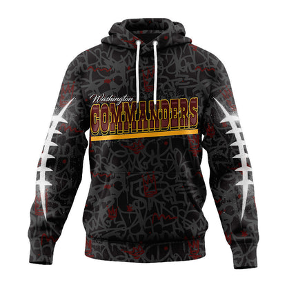 Washington Commanders Premium Special Graffiti My Team 4 Life Hoodie Mm