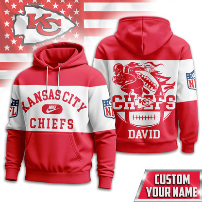 Kansas City Chiefs | Premium Touchdown Spirit Personalized Hoodie Td