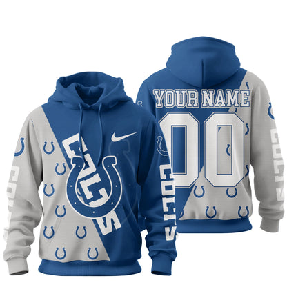 Indianapolis Colts Premium True Fan Spirit Custom Football Hoodie