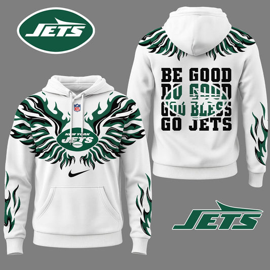 New York Jets Premium Fire Wings 3d Hoodie Ny
