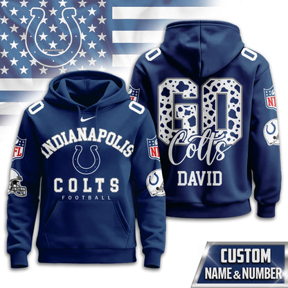 Indianapolis Colts Premium Custom Game Day Hoodie Td