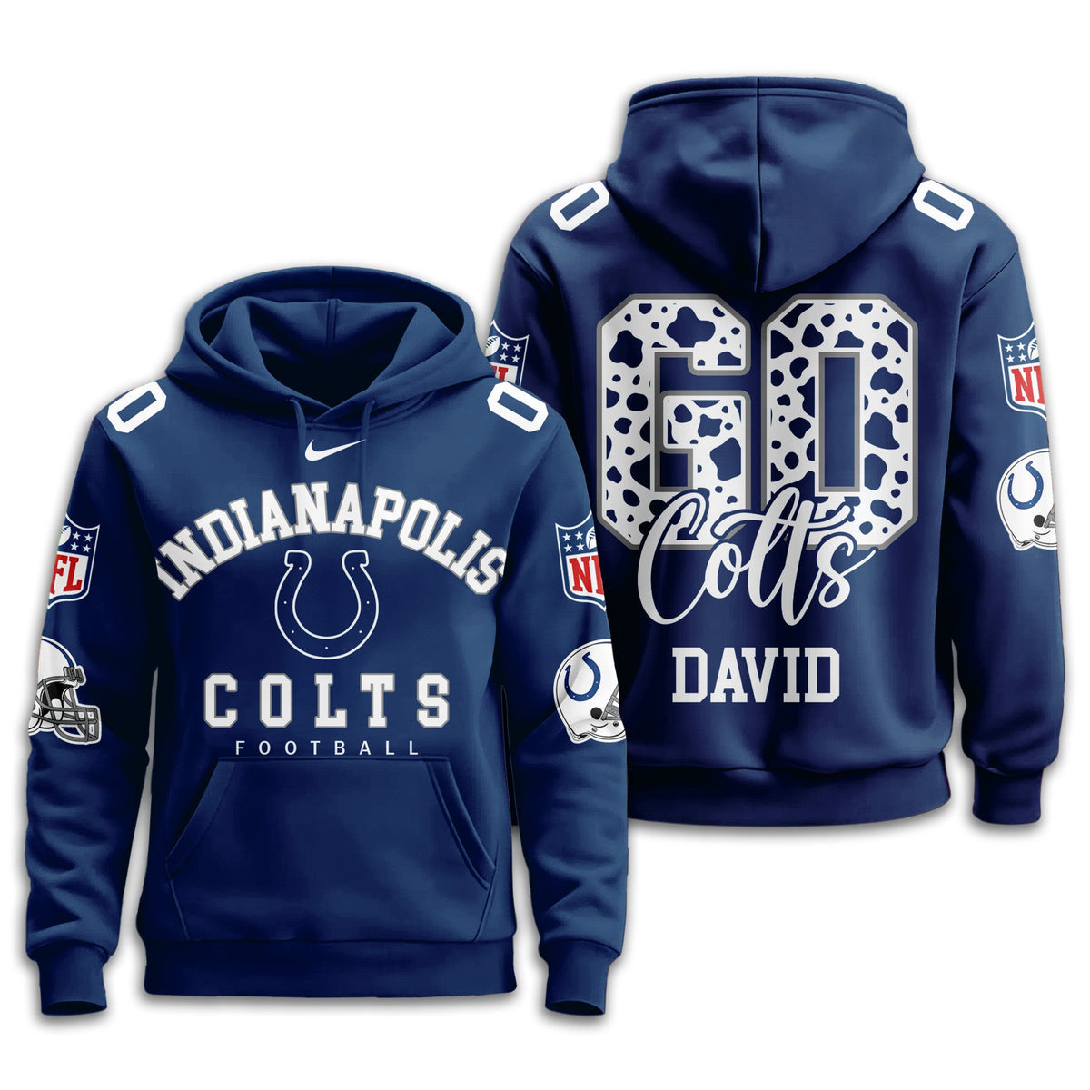 Indianapolis Colts Premium Custom Game Day Hoodie Td
