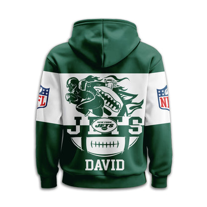 New York Jets | Premium Touchdown Spirit Personalized Hoodie Td