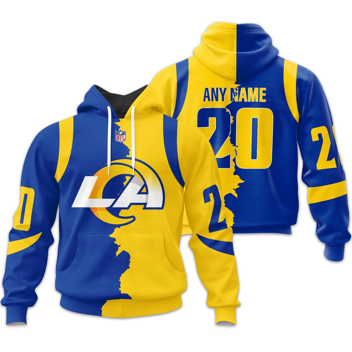 Los Angeles Rams | Premium Home Mix Away Hoodie Td