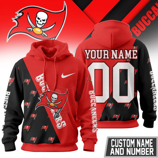 Tampa Bay Buccaneers Premium True Fan Spirit Custom Football Hoodie