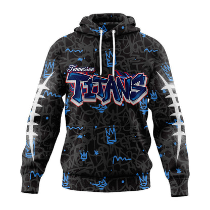 Tennessee Titans Premium Special Graffiti My Team 4 Life Hoodie Mm