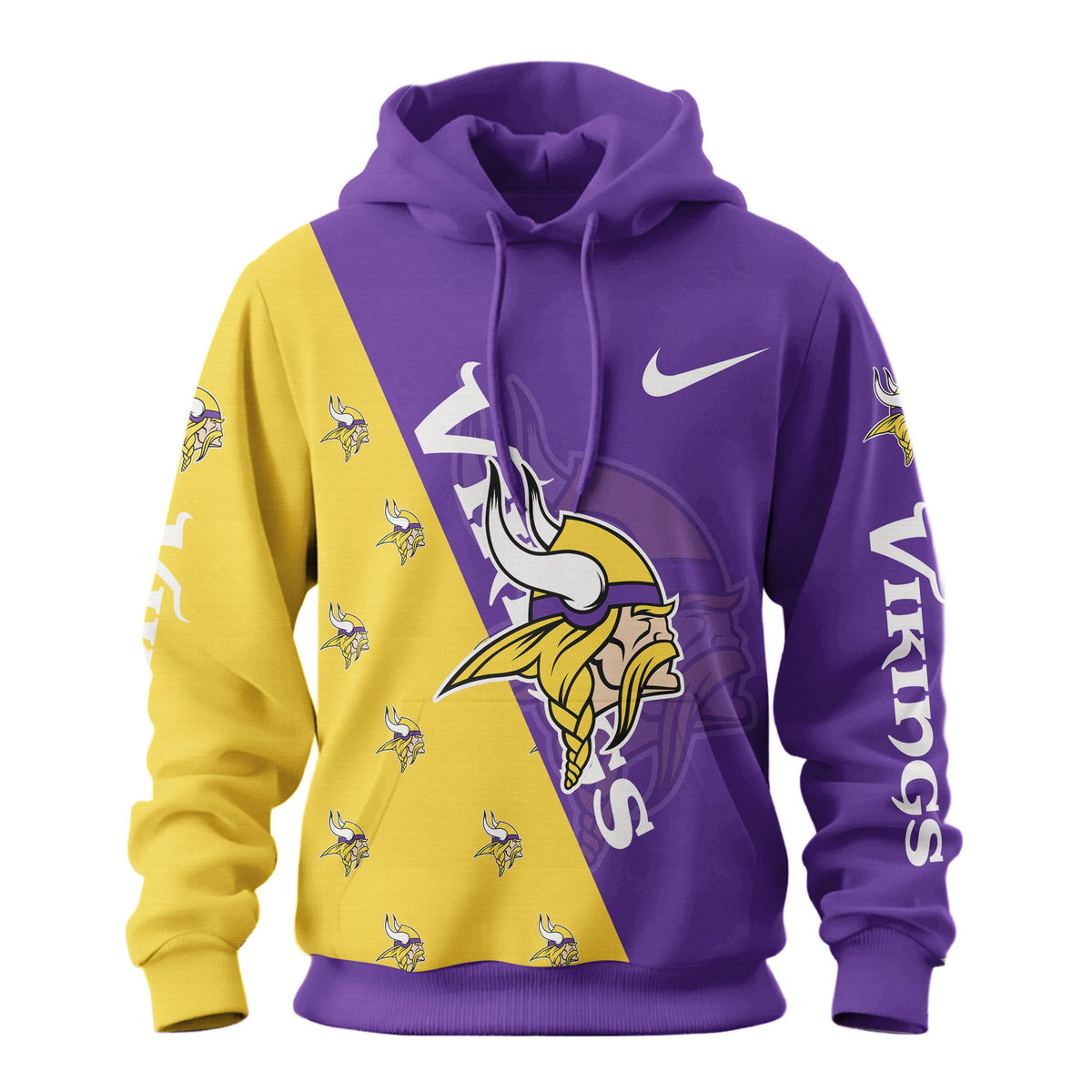 Minnesota Vikings Premium True Fan Spirit Custom Football Hoodie