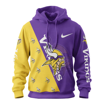 Minnesota Vikings Premium True Fan Spirit Custom Football Hoodie