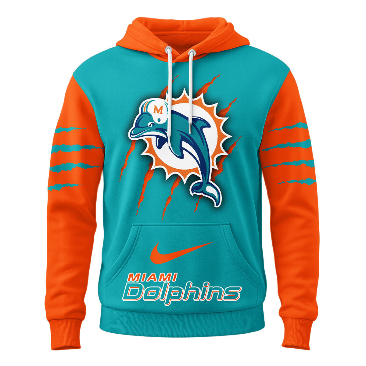 Miami Dolphins | Premium Fan Pride Claw Hoodie Ny