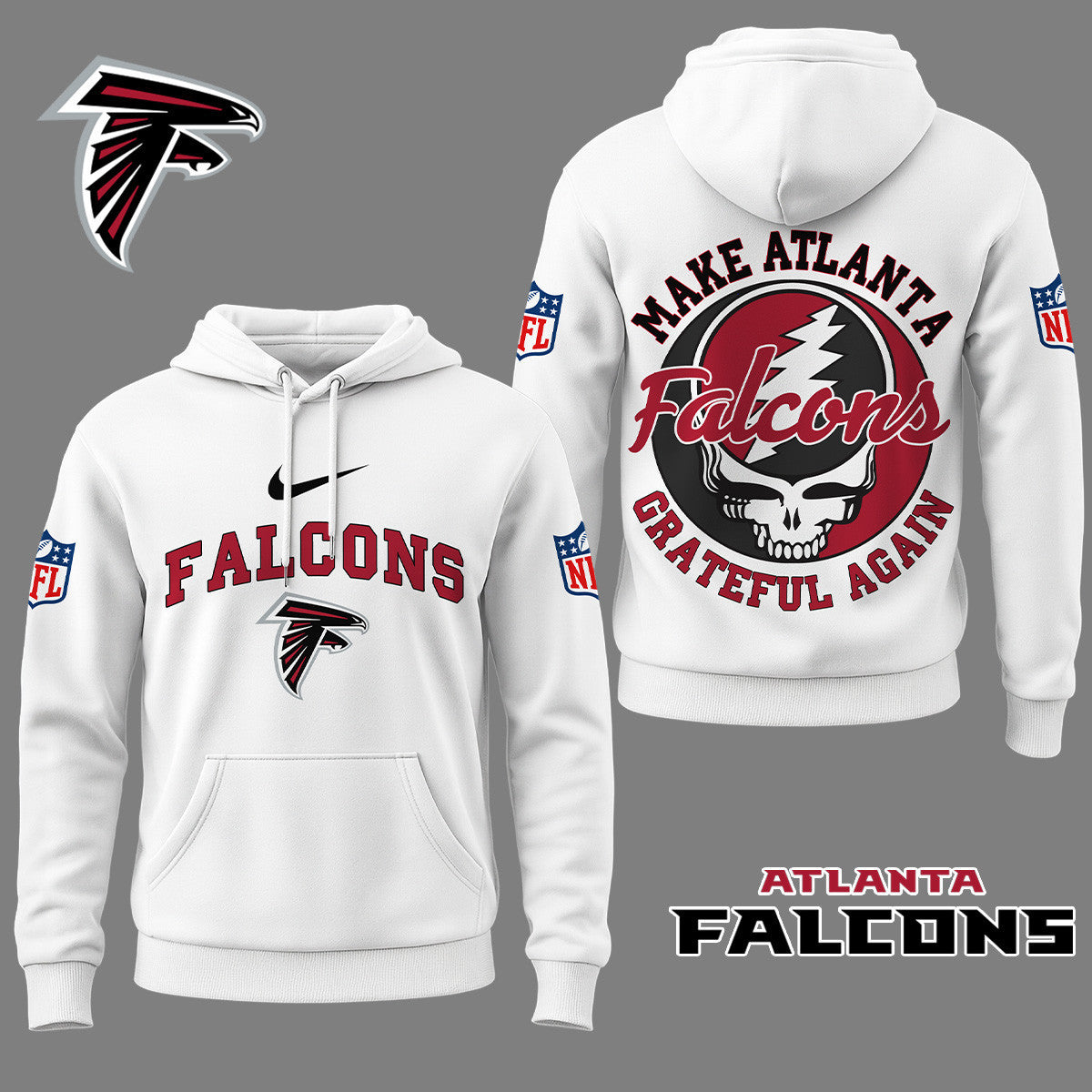 Atlanta Falcons | Premium Grateful Again Hoodie Ny