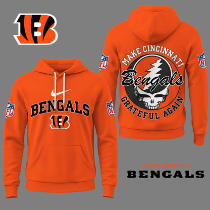 Cincinnati Bengals | Premium Grateful Again Hoodie Ny
