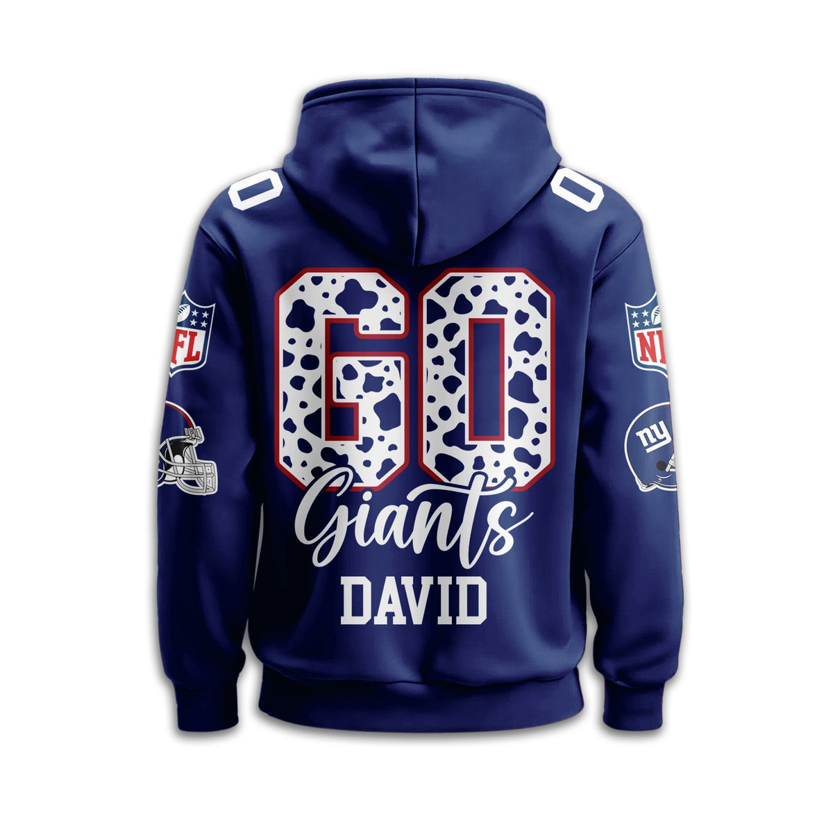 New York Giants Premium Custom Game Day Hoodie Td