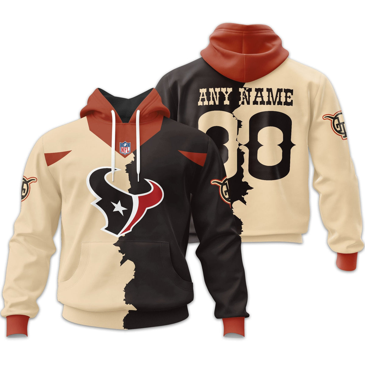 Houston Texans | Premium Home Mix Away Hoodie Td