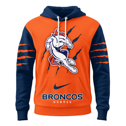 Denver Broncos | Premium Fan Pride Claw Hoodie Ny